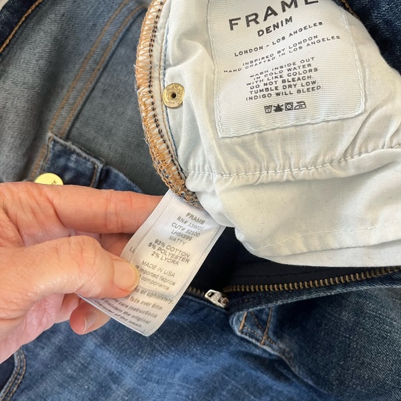 Frame Denim le high skinny in matty wash - Picture 5 of 6